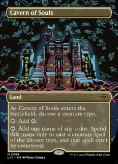 Cavern of Souls The Lost Caverns of Ixalan Cosmium Neon Ink Art